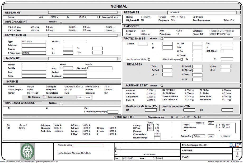 Illustration Note de calcul Illustration Note de calcul